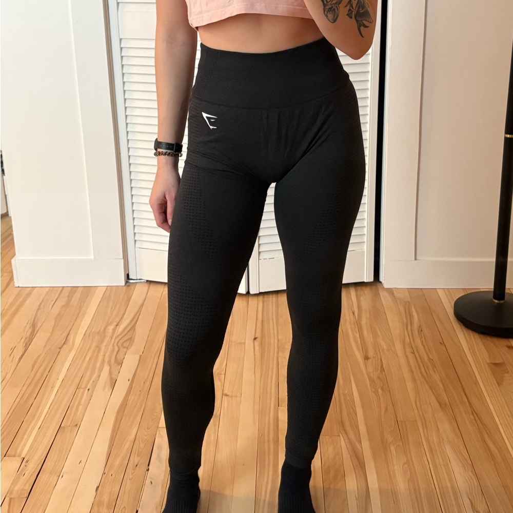 Black High-Waisted Leggings
